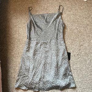 Silver Polka Dot Dress